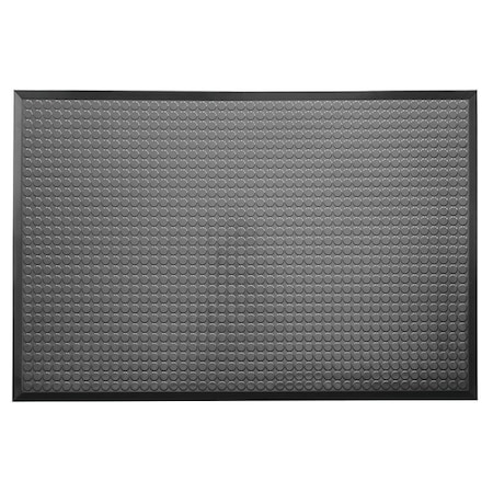 Ergomat Infinity Deluxe Black ESD 3ft x 19ft Anti-Fatigue Floor Mat IND0319-BK-ESD